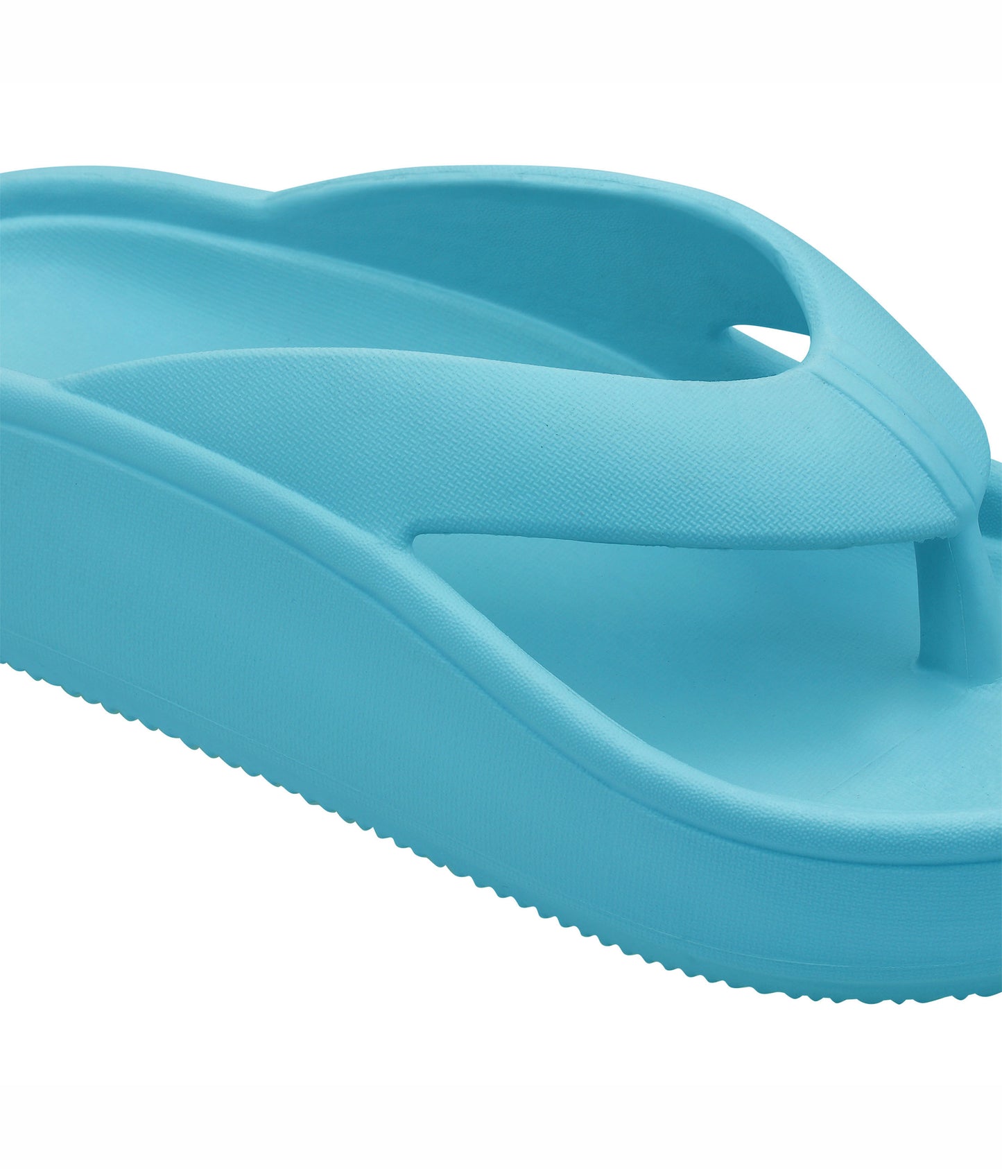 Stellar Aqua Blue Thong Flip Flops