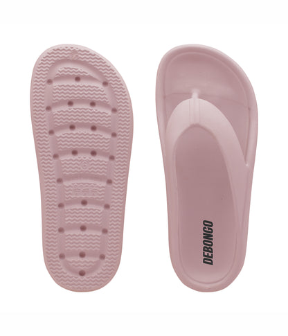 Stellar Light Pink Thong Flip Flops for Women
