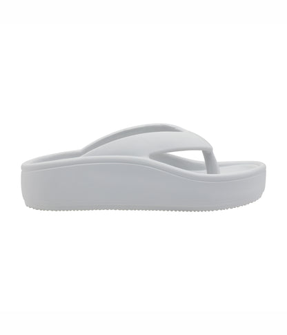 Stellar Grey Thong Flip Flops for Women
