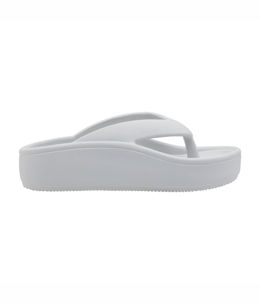 Stellar Grey Thong Flip Flops for Women