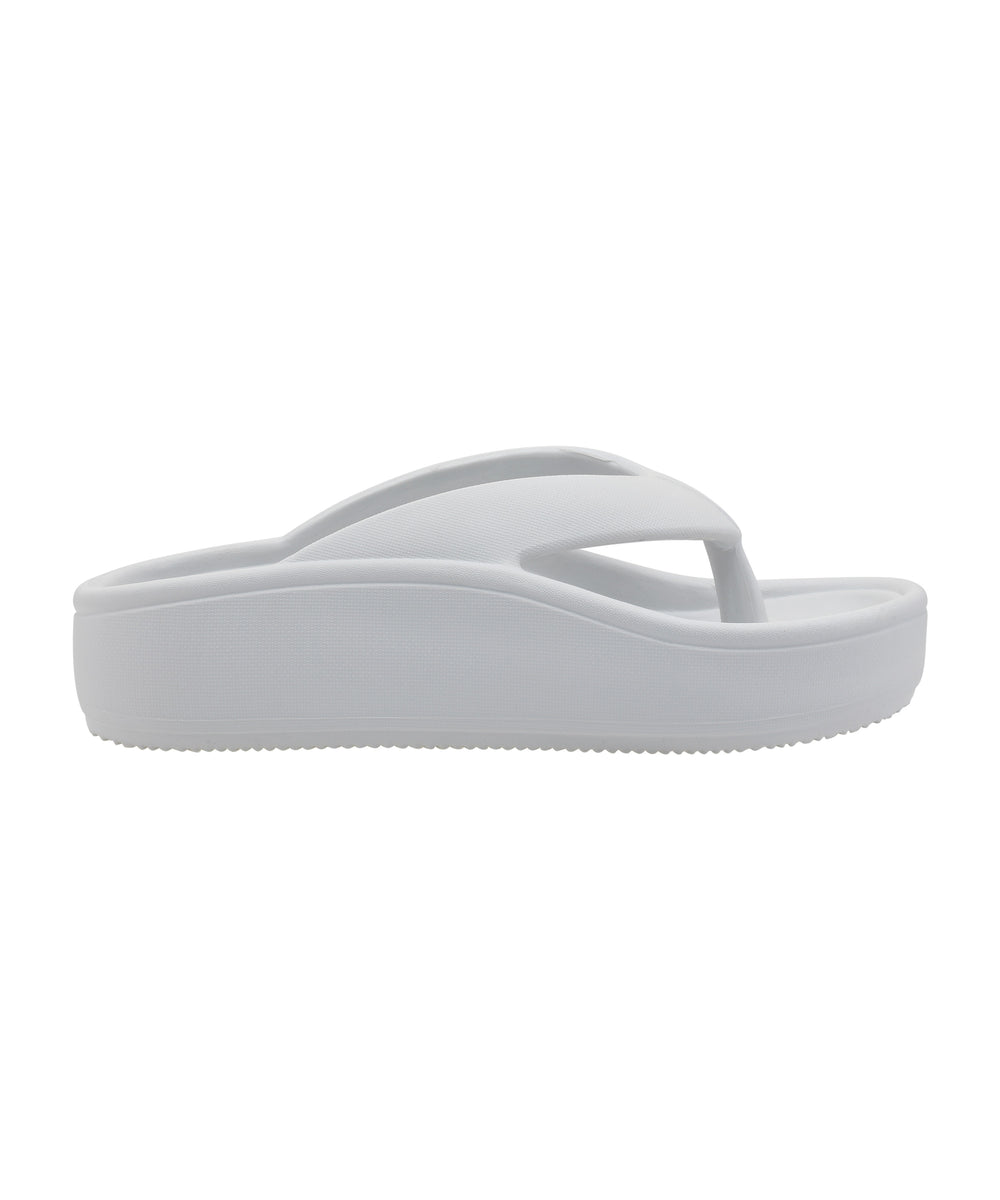 Stellar Off White Thong Flip Flops