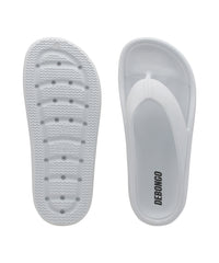 Stellar Off White Thong Flip Flops