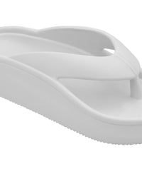 Stellar Off White Thong Flip Flops