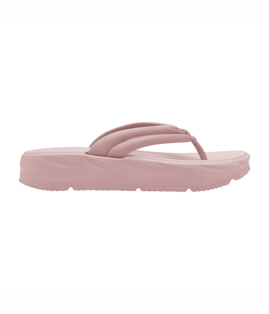 Fluffy Light PinkThong Flip Flops for Women