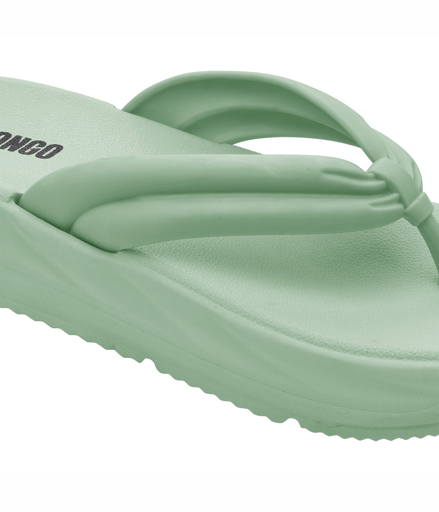 Fluffy Mint green Thong Flip Flops for Women