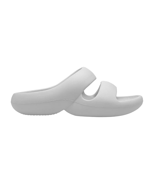 Bubble Light Grey Sliders for Women