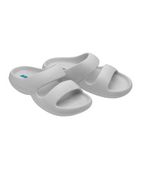 Bubble Light Grey Sliders for Women