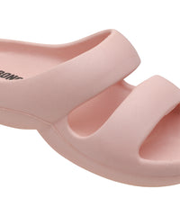 Bubble Light Pink Sliders for Women