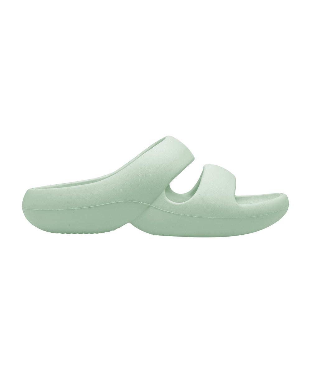 Bubble Mint Green Sliders for Women