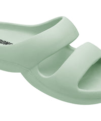 Bubble Mint Green Sliders for Women