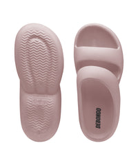 Bubble Nude Pink Sliders for Women