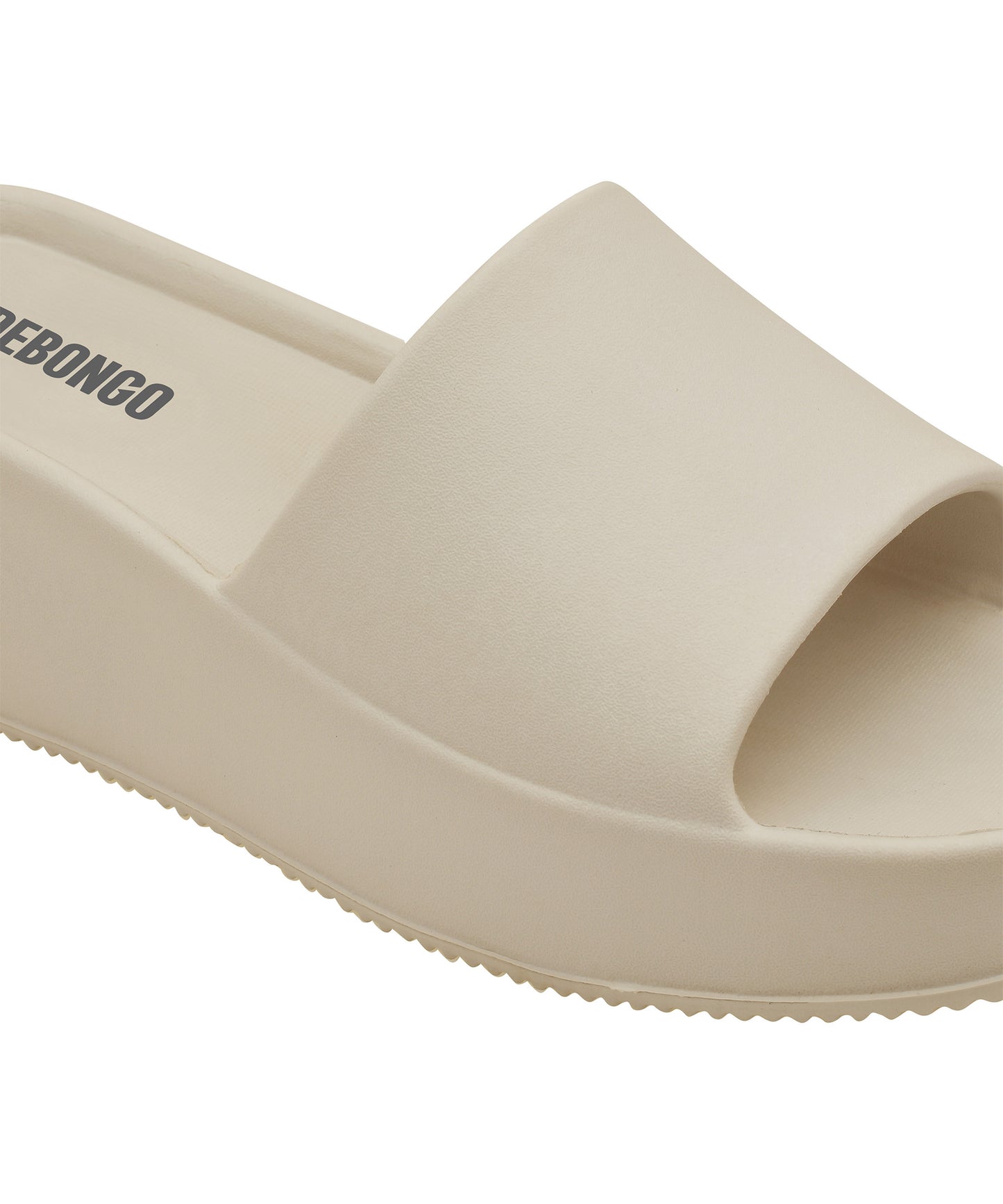 Sleek Beige Square-Toe Sliders for Women