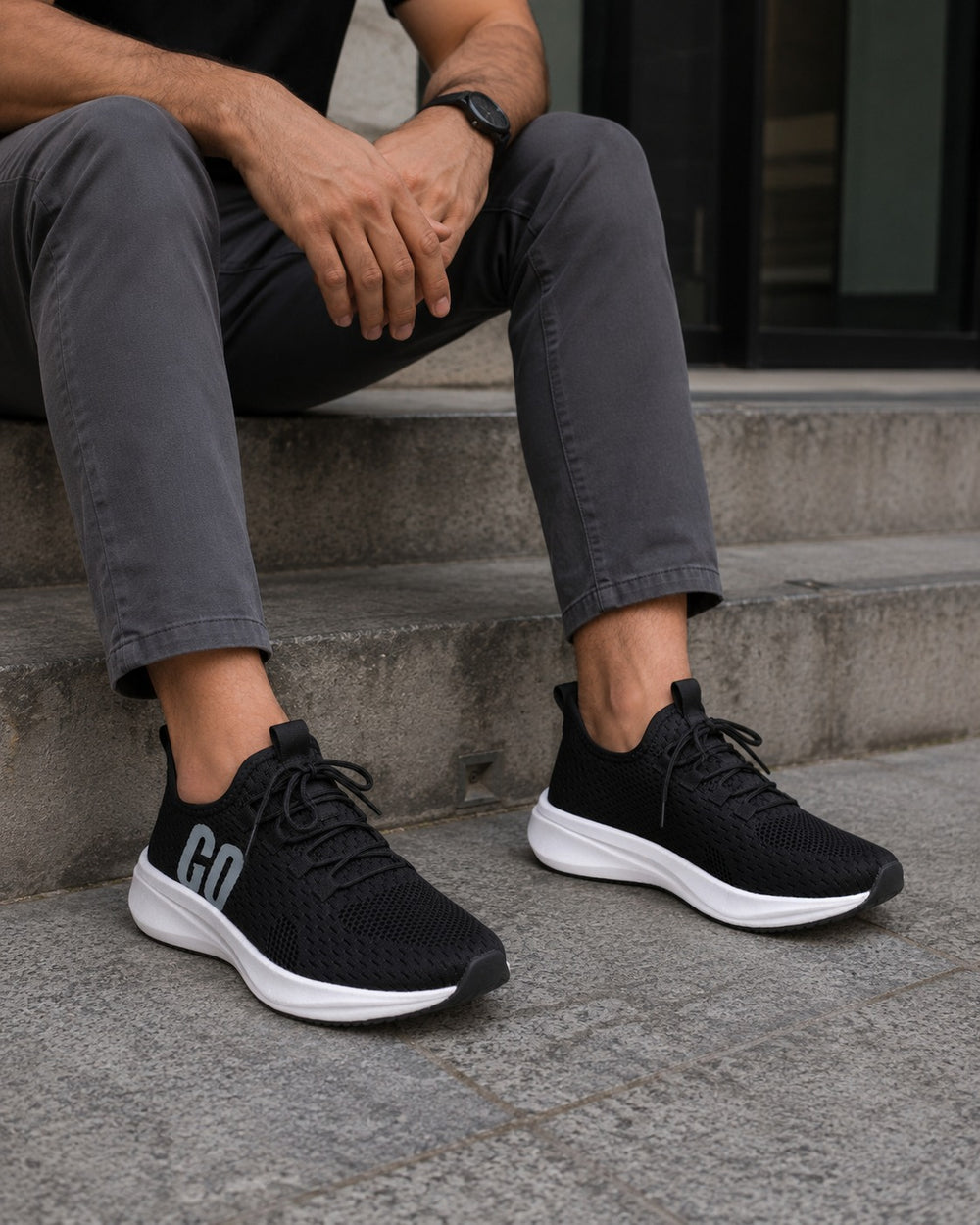 GoSeries Sustainable comfort Shoes - Black